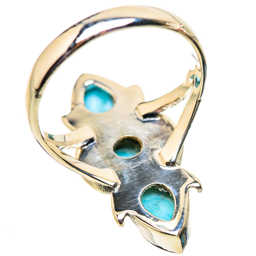 Larimar Rings handcrafted by Ana Silver Co - RING134066 - Photo 3