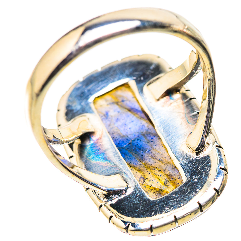 Labradorite Rings handcrafted by Ana Silver Co - RING134068 - Photo 3