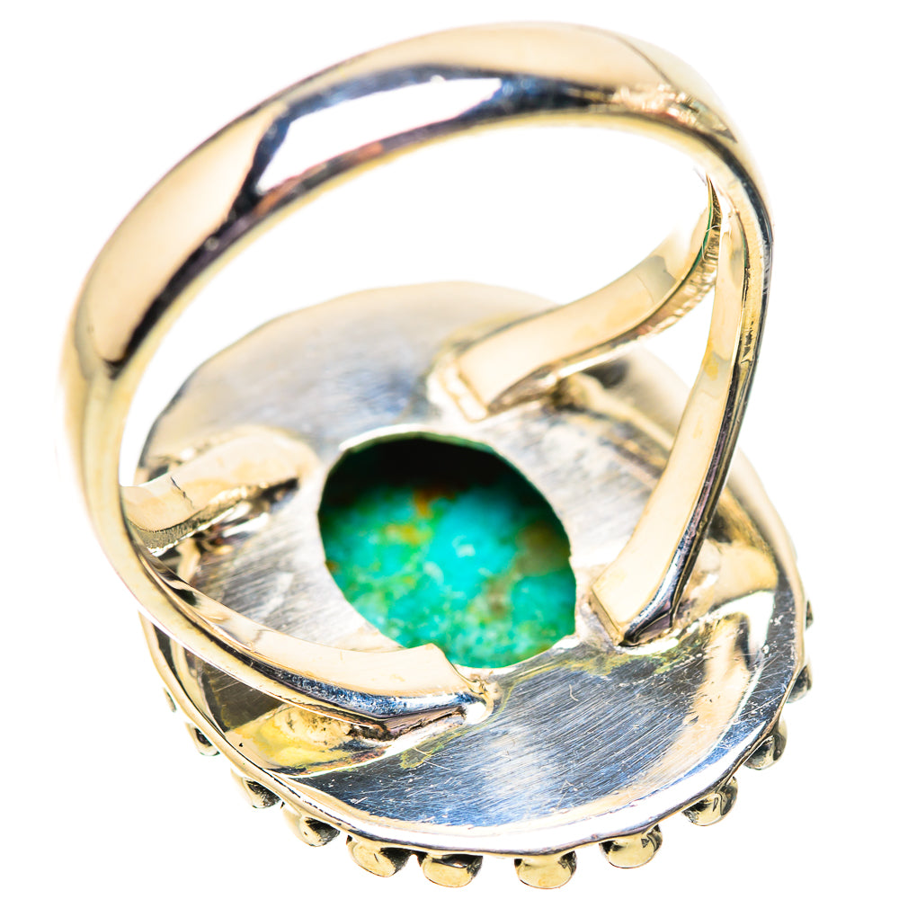 Chrysocolla Rings handcrafted by Ana Silver Co - RING134070 - Photo 3