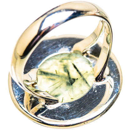 Prehnite Rings handcrafted by Ana Silver Co - RING134073 - Photo 3