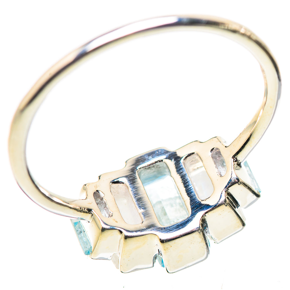 Blue Topaz Rings handcrafted by Ana Silver Co - RING134090 - Photo 3