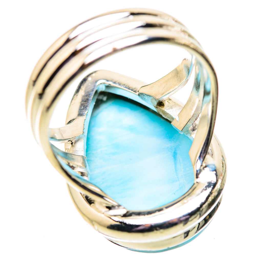 Larimar Rings handcrafted by Ana Silver Co - RING134092 - Photo 3