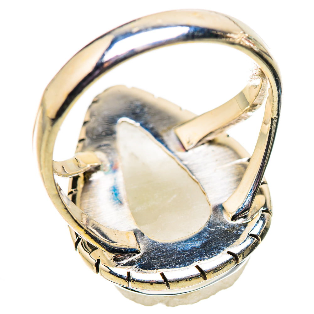 Green Tourmaline In Quartz Rings handcrafted by Ana Silver Co - RING134097 - Photo 3