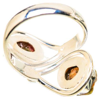 Watermelon Tourmaline Rings handcrafted by Ana Silver Co - RING134111 - Photo 3