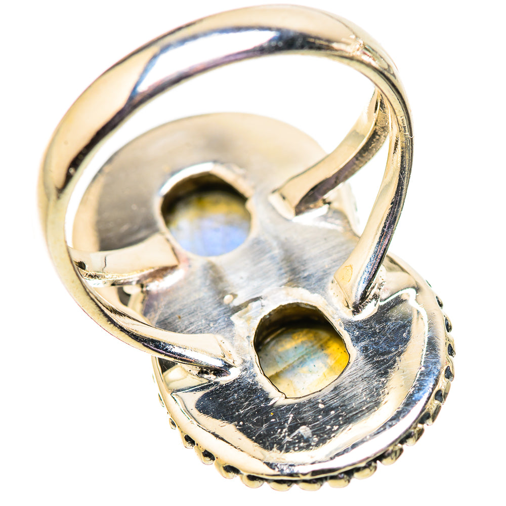 Labradorite Rings handcrafted by Ana Silver Co - RING134118 - Photo 3