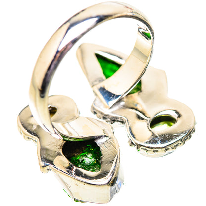 Chrome Diopside Rings handcrafted by Ana Silver Co - RING134126 - Photo 3