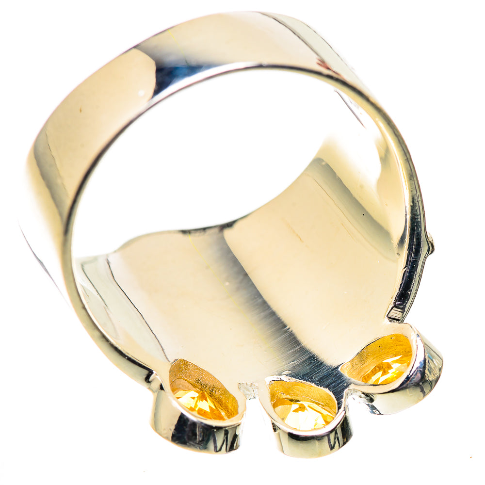 Citrine Rings handcrafted by Ana Silver Co - RING134128 - Photo 3