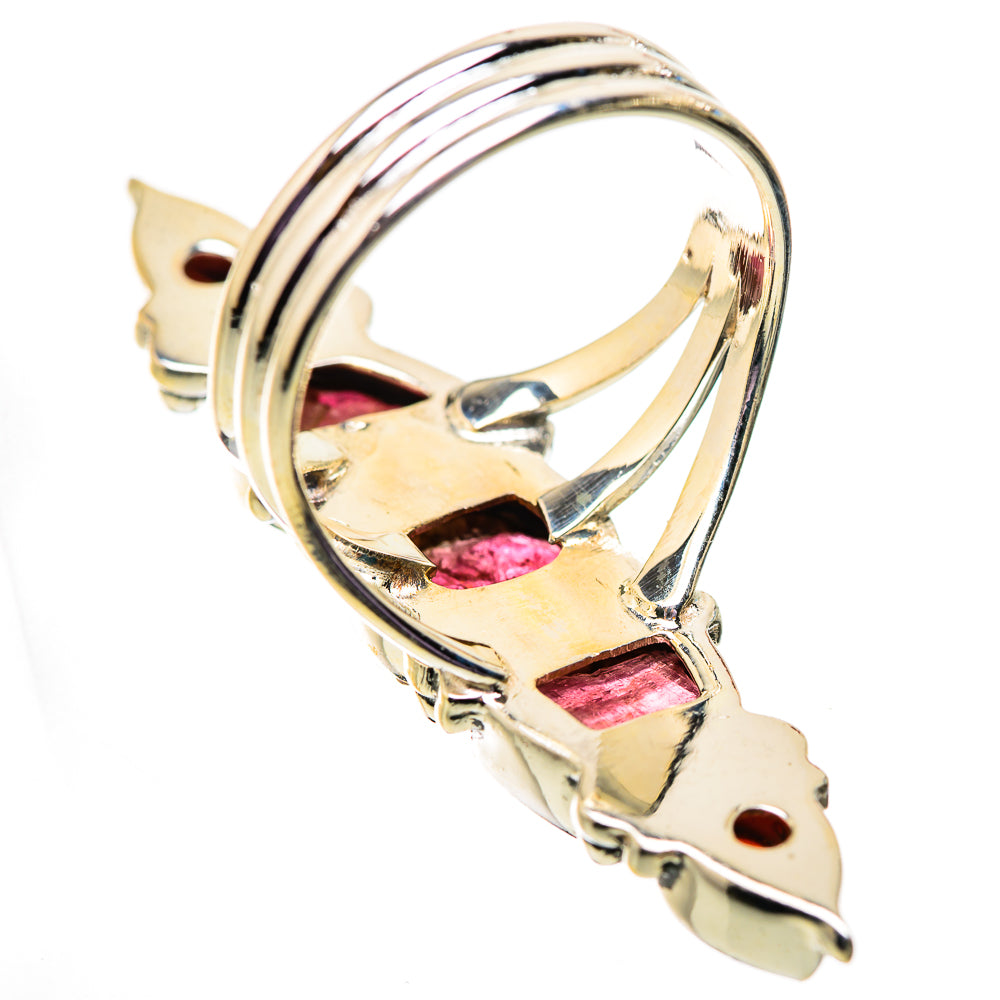 Pink Tourmaline Rings handcrafted by Ana Silver Co - RING134151 - Photo 3