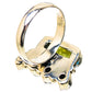 Green Tourmaline Rings handcrafted by Ana Silver Co - RING134164 - Photo 3