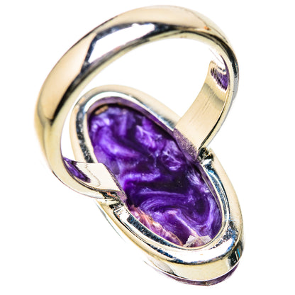 Charoite Rings handcrafted by Ana Silver Co - RING134176 - Photo 3