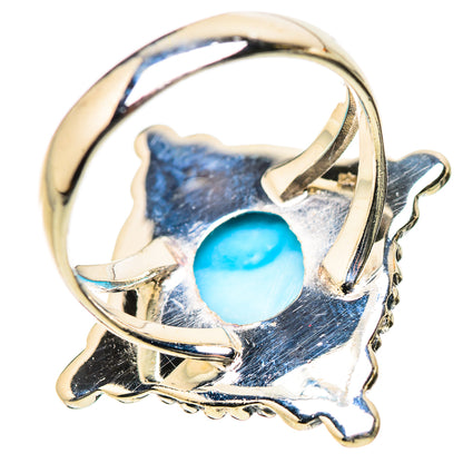 Larimar Rings handcrafted by Ana Silver Co - RING134184 - Photo 3