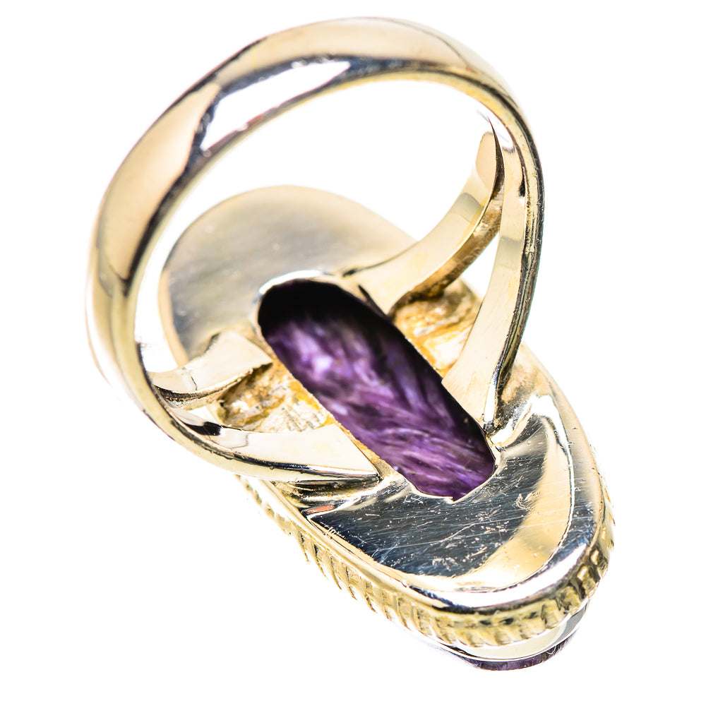 Charoite Rings handcrafted by Ana Silver Co - RING134197 - Photo 3