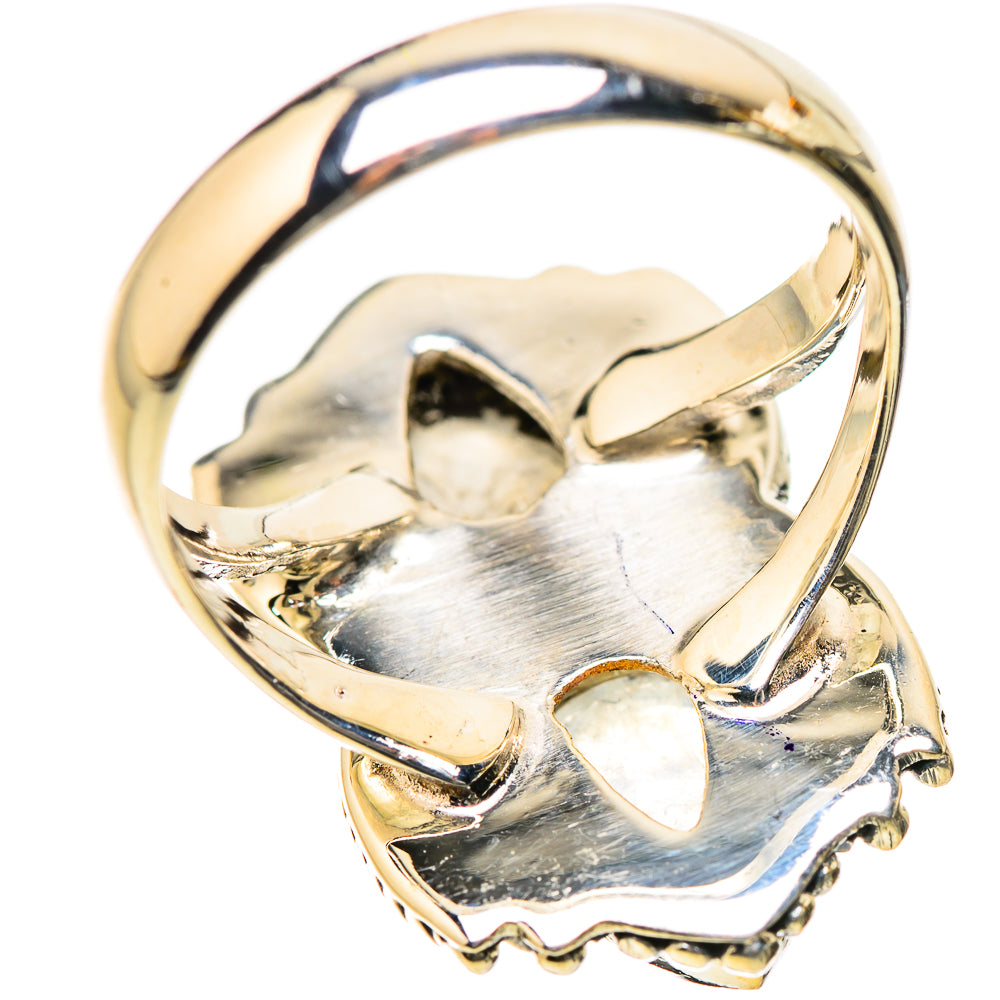 Rainbow Moonstone Rings handcrafted by Ana Silver Co - RING134199 - Photo 3