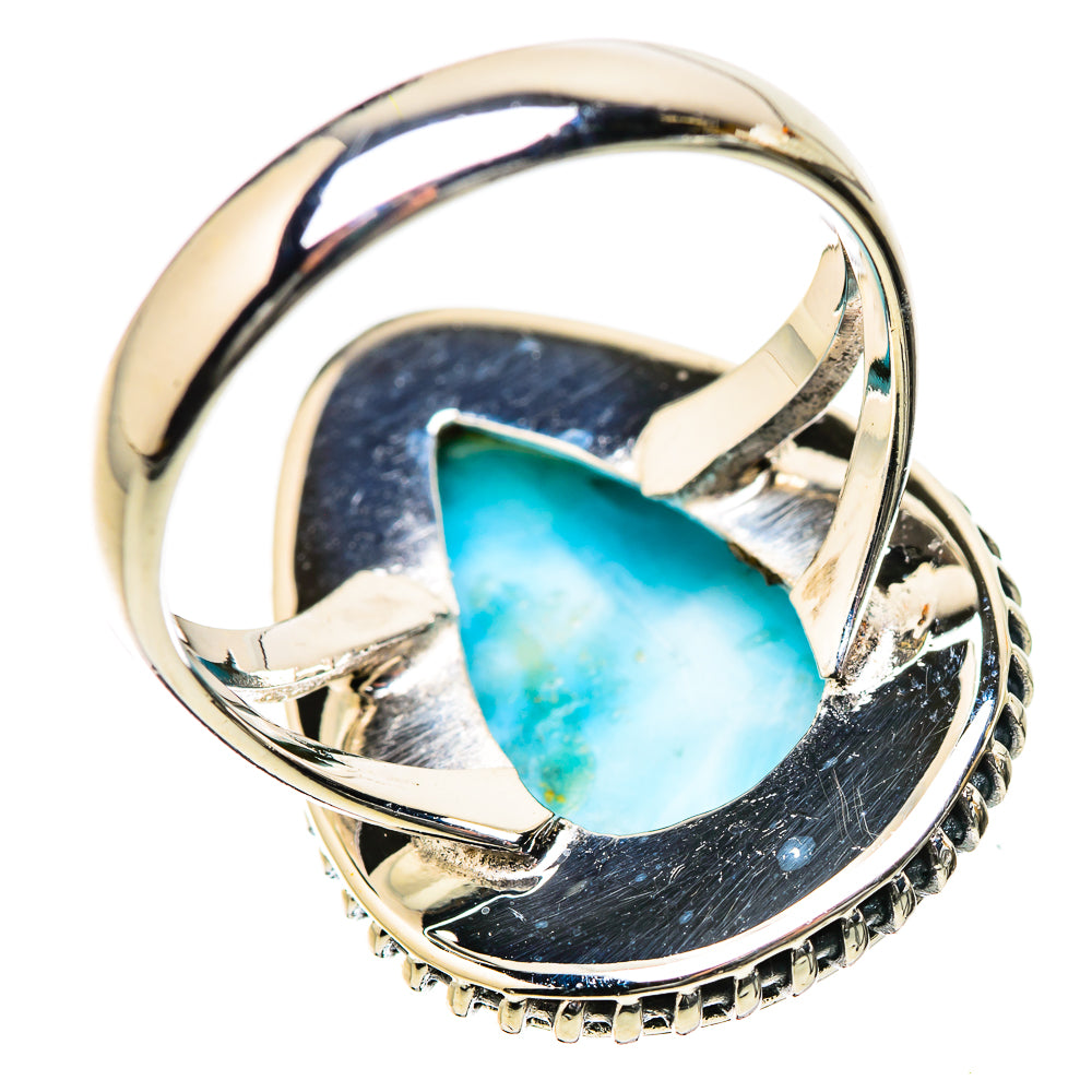 Larimar Rings handcrafted by Ana Silver Co - RING134202 - Photo 3