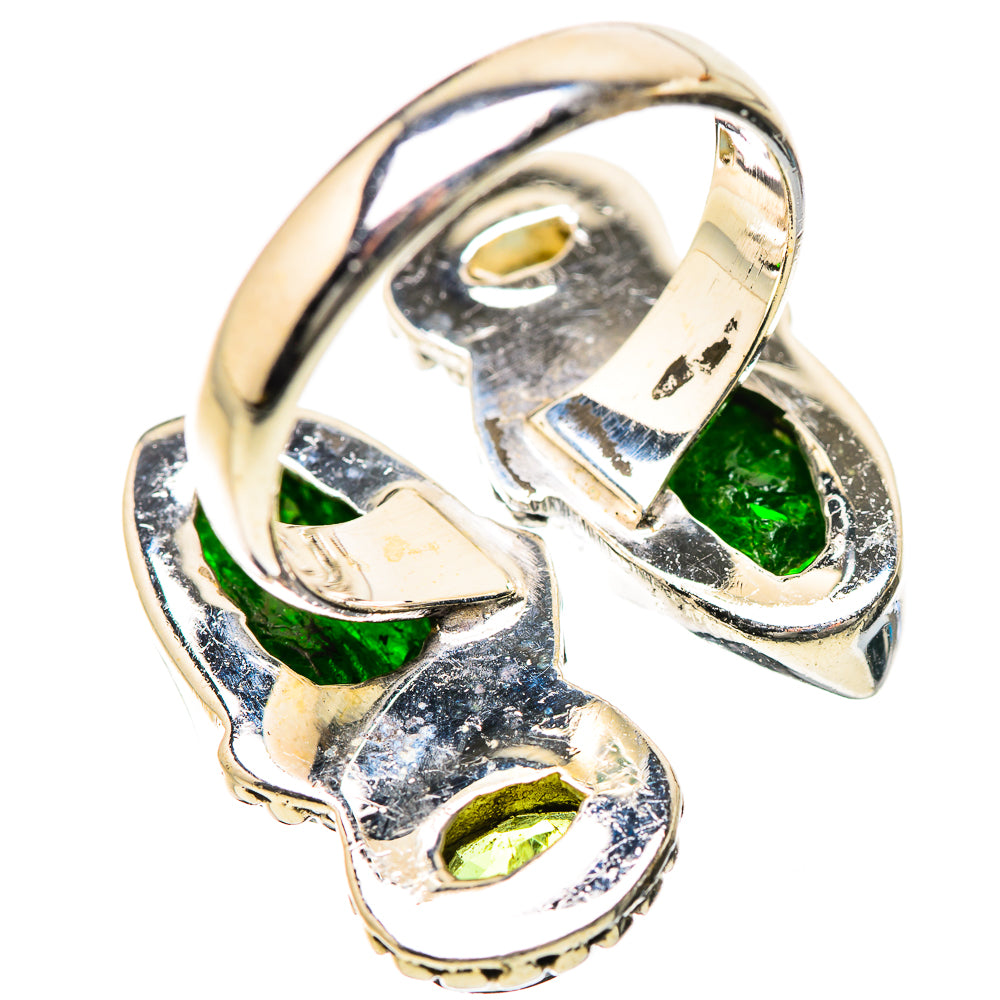 Chrome Diopside, Peridot, Labradorite Rings handcrafted by Ana Silver Co - RING134207 - Photo 3