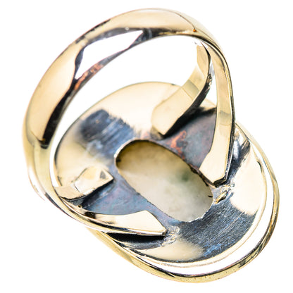 Green Tourmaline In Quartz Rings handcrafted by Ana Silver Co - RING134211 - Photo 3