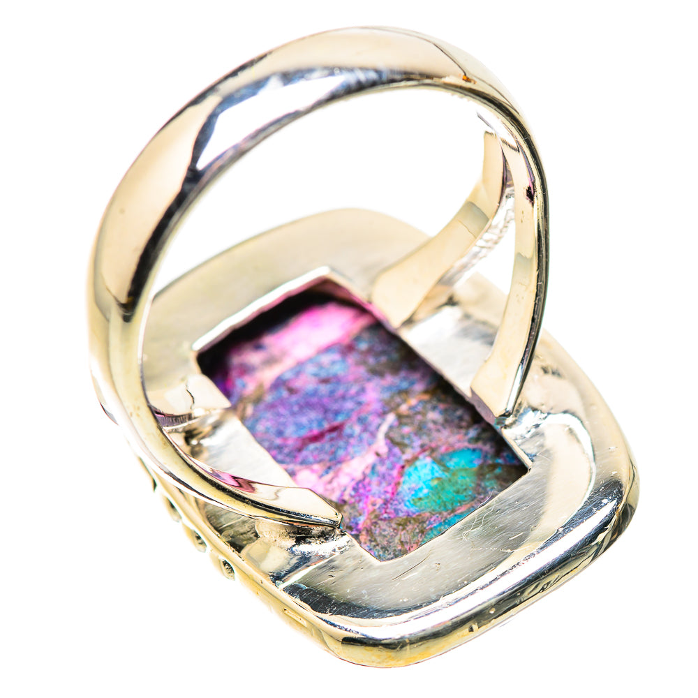 Purple Copper Composite Turquoise Rings handcrafted by Ana Silver Co - RING134216 - Photo 3