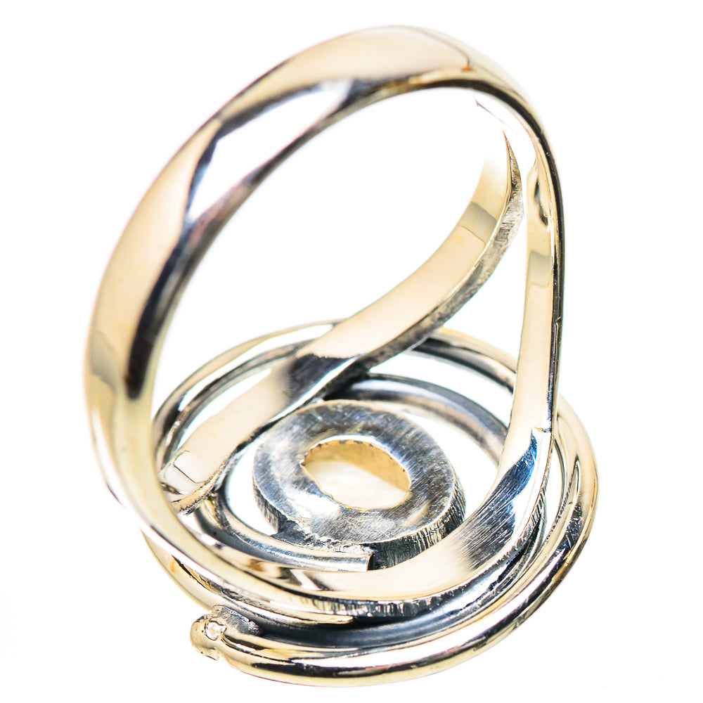 Rainbow Moonstone Rings handcrafted by Ana Silver Co - RING134220 - Photo 3