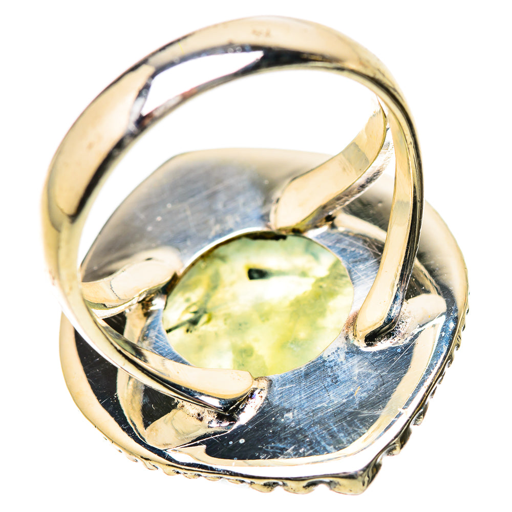 Prehnite Rings handcrafted by Ana Silver Co - RING134225 - Photo 3