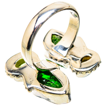 Chrome Diopside, Labradorite, Peridot Rings handcrafted by Ana Silver Co - RING134232 - Photo 3
