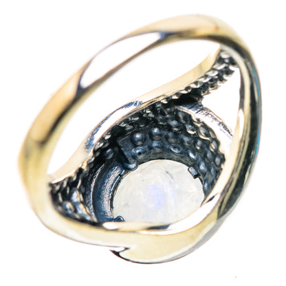 Rainbow Moonstone Rings handcrafted by Ana Silver Co - RING134236 - Photo 3