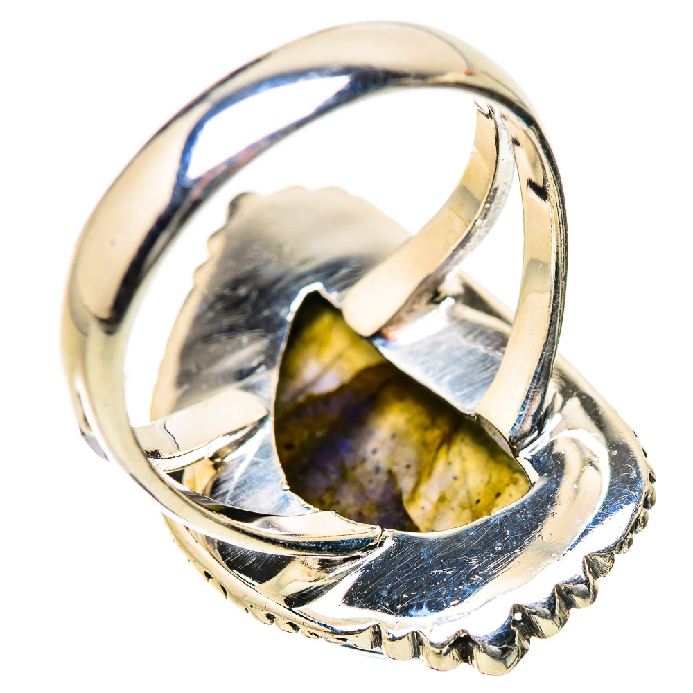 Labradorite Rings handcrafted by Ana Silver Co - RING134242 - Photo 3