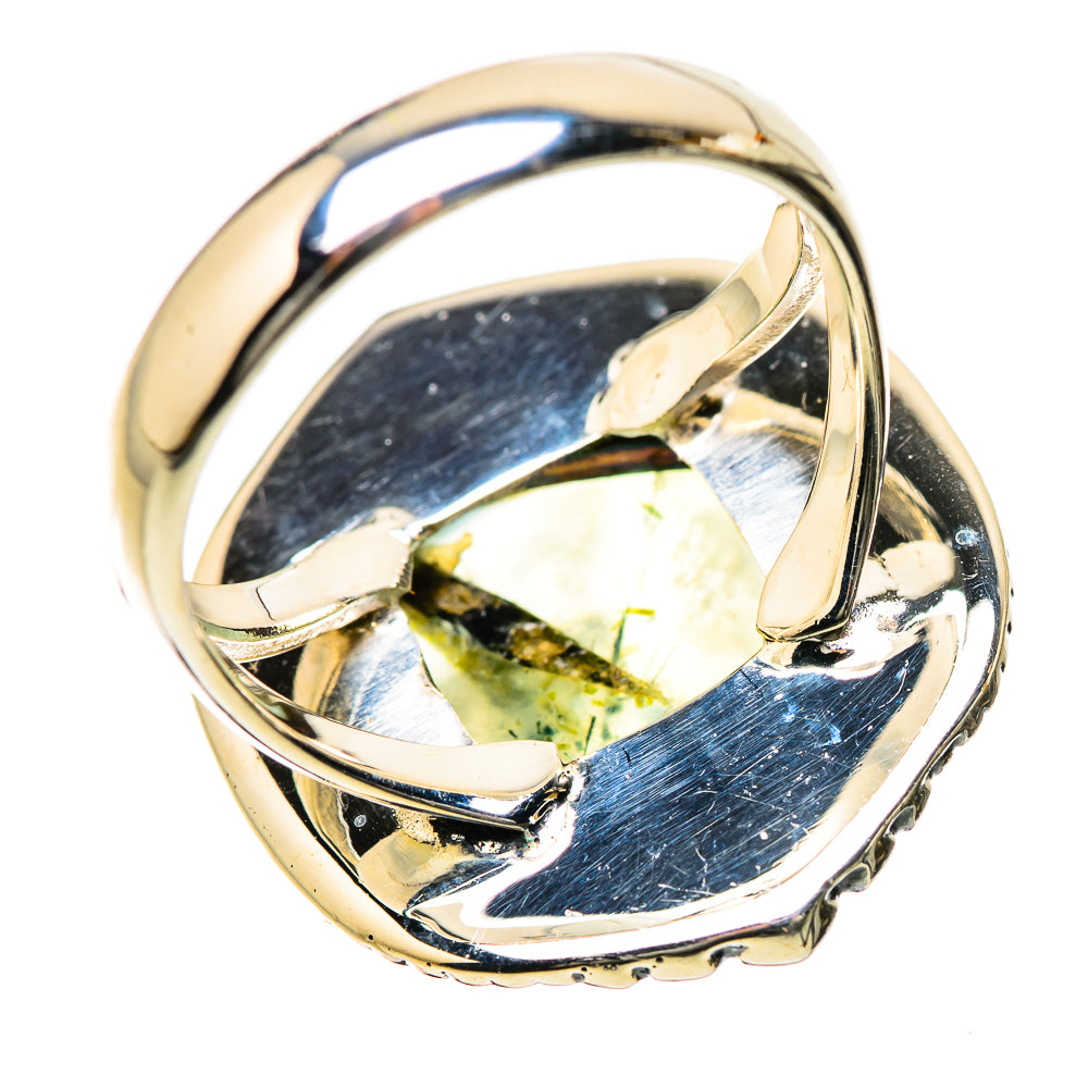 Prehnite Rings handcrafted by Ana Silver Co - RING134246 - Photo 3