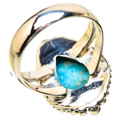 Larimar Rings handcrafted by Ana Silver Co - RING134258 - Photo 3