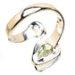 Green Amethyst, Wh Ite Quartz Rings handcrafted by Ana Silver Co - RING134267 - Photo 3