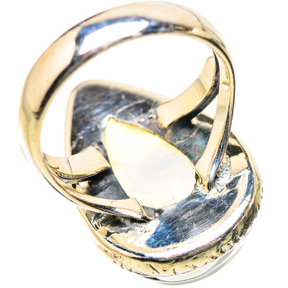 Rainbow Moonstone Rings handcrafted by Ana Silver Co - RING134269 - Photo 3
