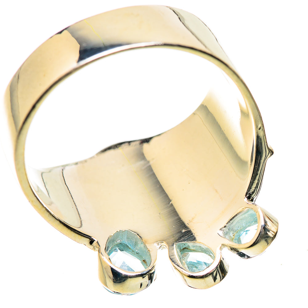 Blue Topaz Rings handcrafted by Ana Silver Co - RING134270 - Photo 3