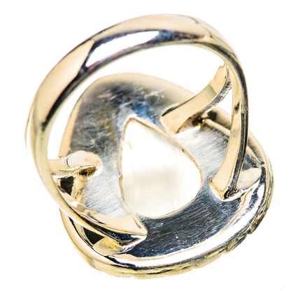 Rainbow Moonstone Rings handcrafted by Ana Silver Co - RING134275 - Photo 3