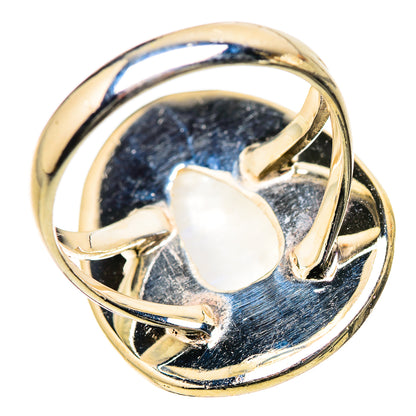 Rainbow Moonstone Rings handcrafted by Ana Silver Co - RING134278 - Photo 3
