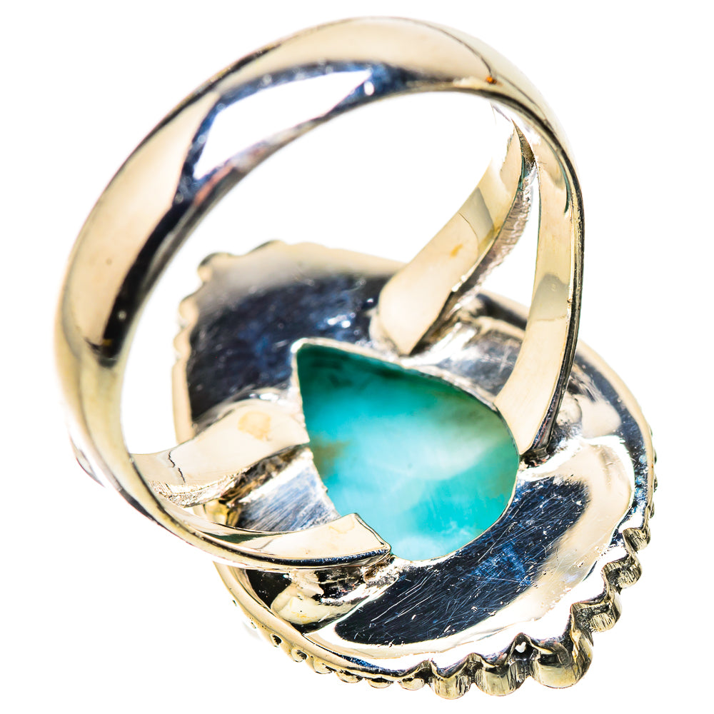 Larimar Rings handcrafted by Ana Silver Co - RING134279 - Photo 3