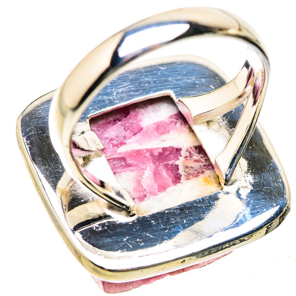 Pink Tourmaline In Quartz Rings handcrafted by Ana Silver Co - RING134291 - Photo 3
