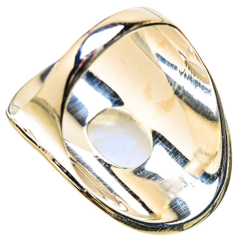 Rainbow Moonstone Rings handcrafted by Ana Silver Co - RING134296 - Photo 3
