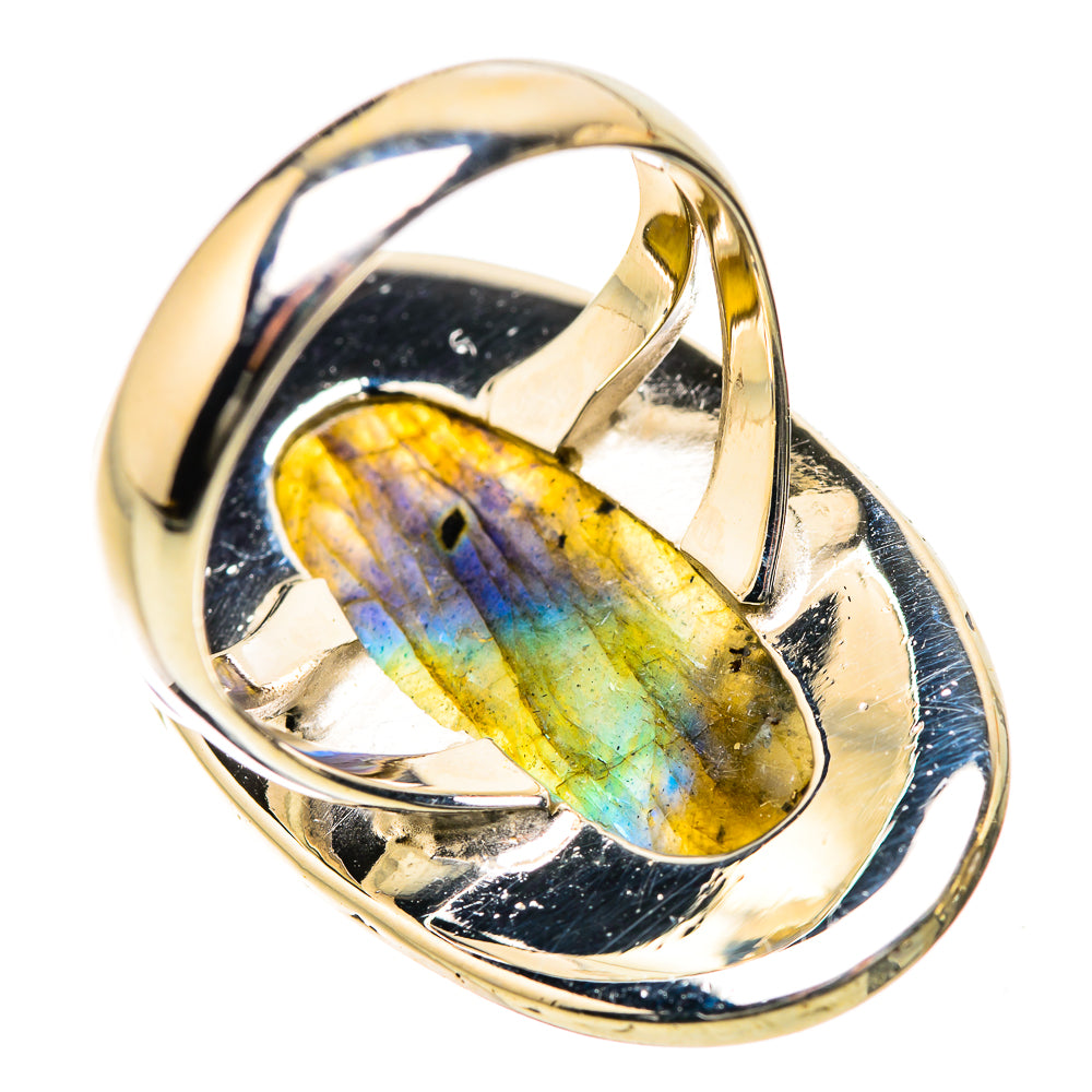 Labradorite Rings handcrafted by Ana Silver Co - RING134299 - Photo 3