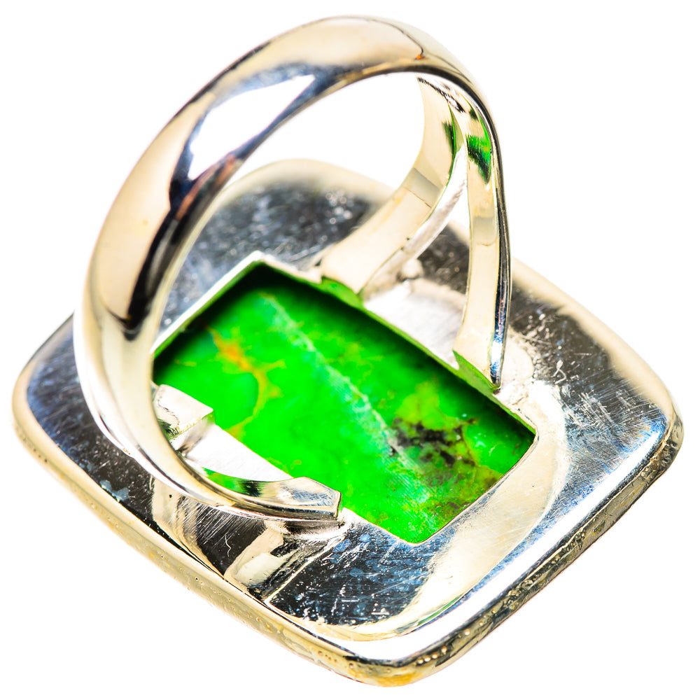 Gaspeite Rings handcrafted by Ana Silver Co - RING134307 - Photo 3