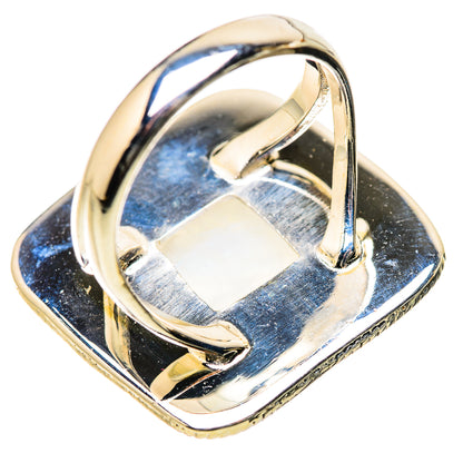Rainbow Moonstone Rings handcrafted by Ana Silver Co - RING134311 - Photo 3