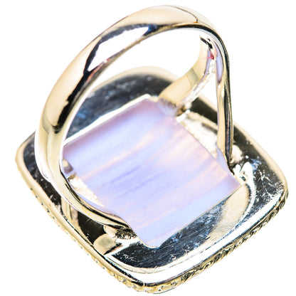 Blue Lace Agate Rings handcrafted by Ana Silver Co - RING134312 - Photo 3