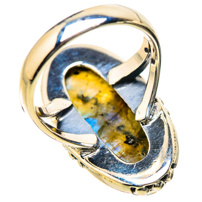 Labradorite Rings handcrafted by Ana Silver Co - RING134315 - Photo 3