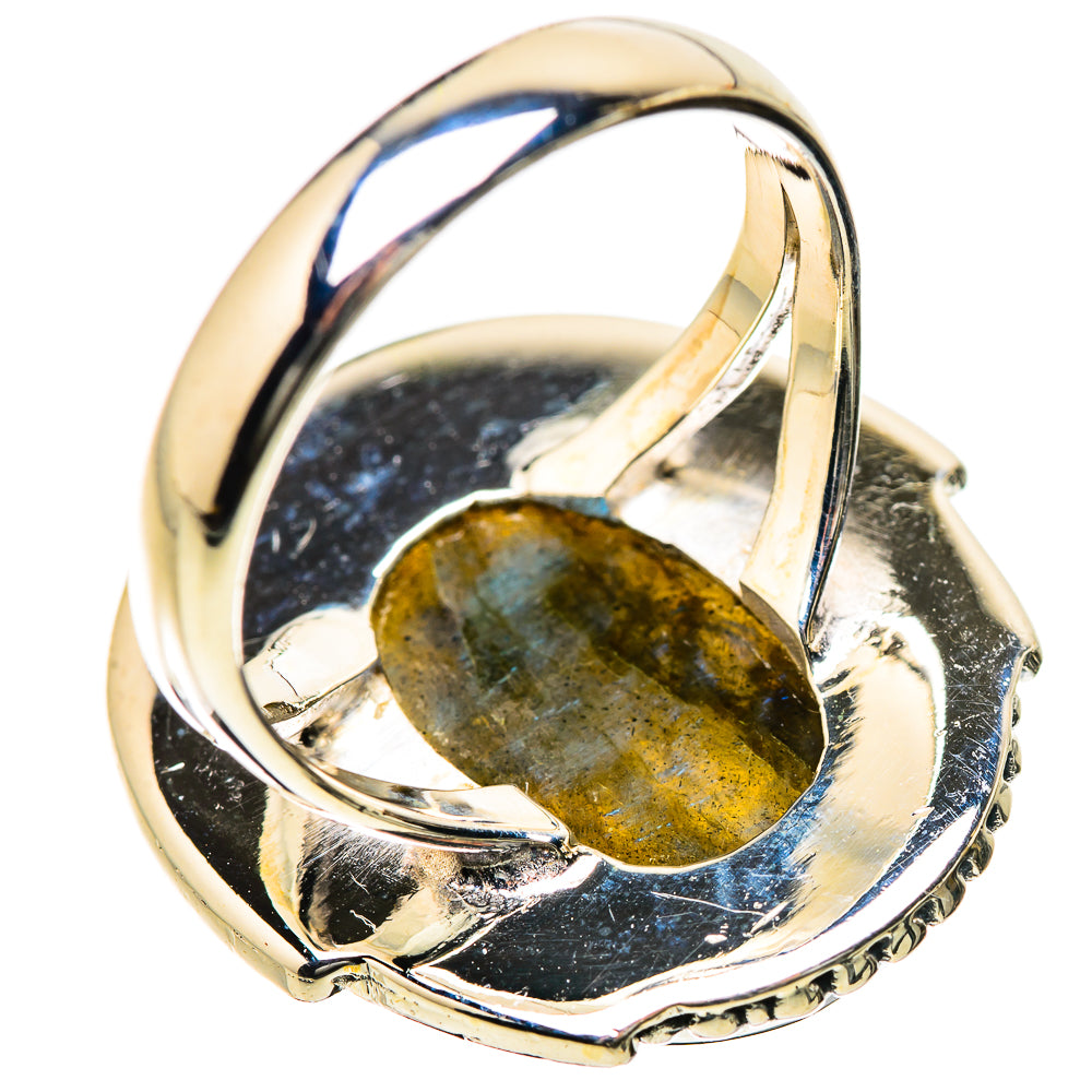 Labradorite Rings handcrafted by Ana Silver Co - RING134325 - Photo 3