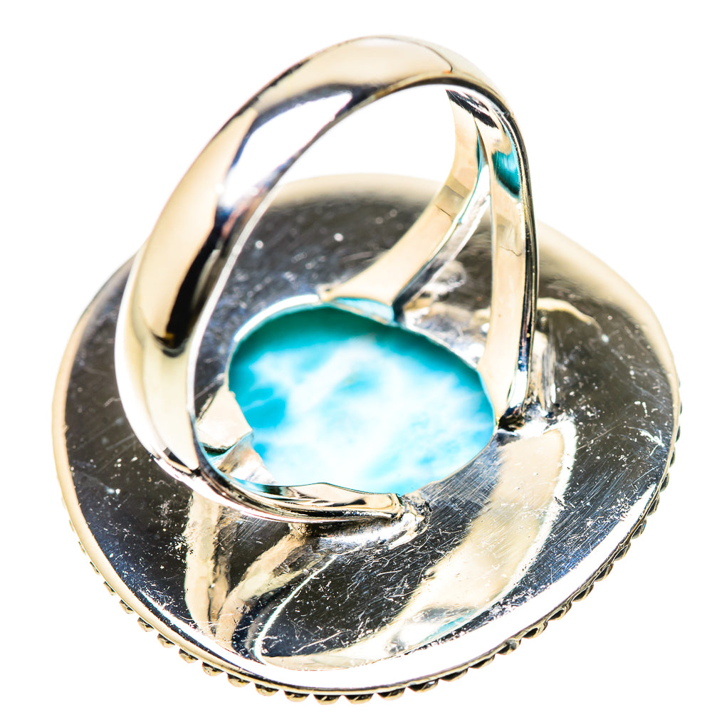 Larimar Rings handcrafted by Ana Silver Co - RING134326 - Photo 3