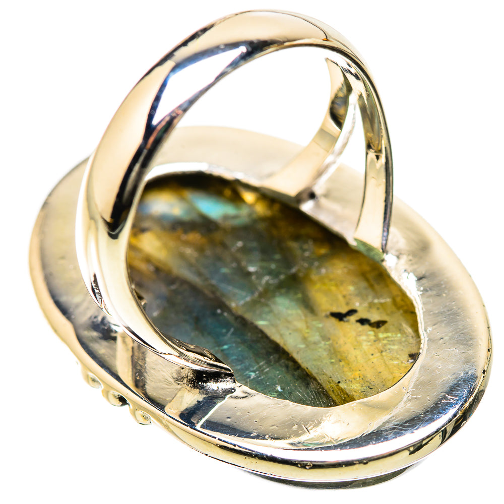 Labradorite Rings handcrafted by Ana Silver Co - RING134327 - Photo 3