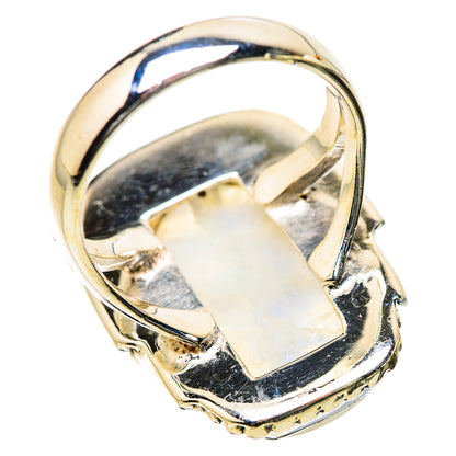 Rainbow Moonstone Rings handcrafted by Ana Silver Co - RING134353 - Photo 3