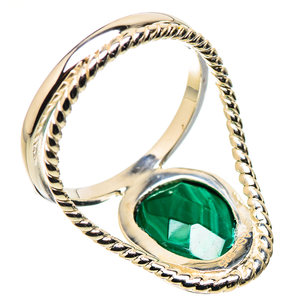 Malachite Rings handcrafted by Ana Silver Co - RING134365 - Photo 3
