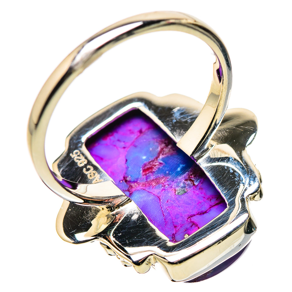 Purple Copper Composite Turquoise Rings handcrafted by Ana Silver Co - RING134371 - Photo 3