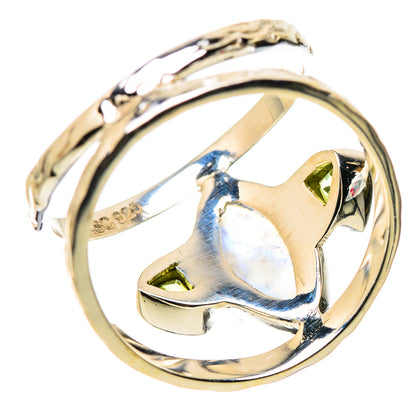 Rainbow Moonstone Rings handcrafted by Ana Silver Co - RING134378 - Photo 3