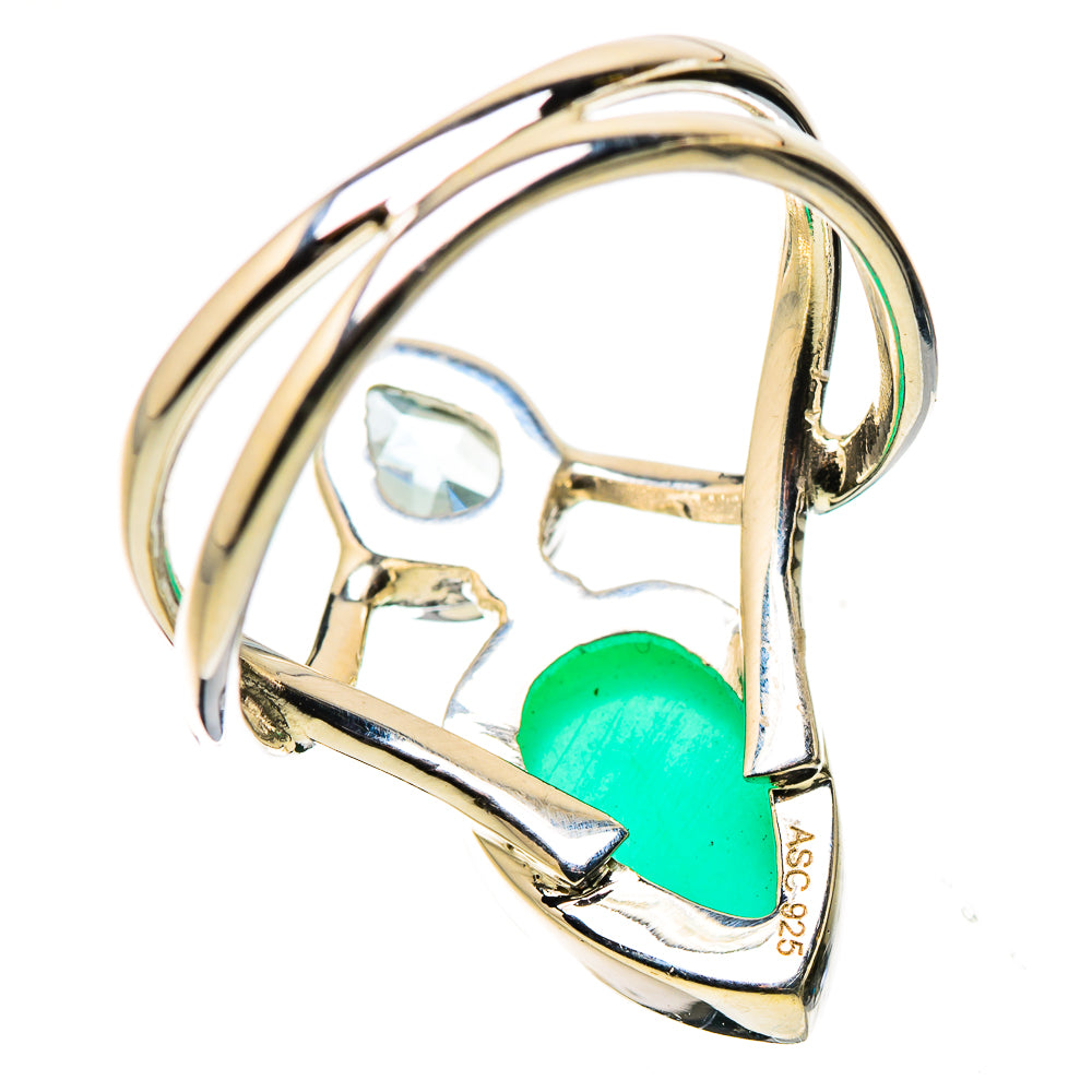 Premium Amazonite Rings handcrafted by Ana Silver Co - RING134389 - Photo 3