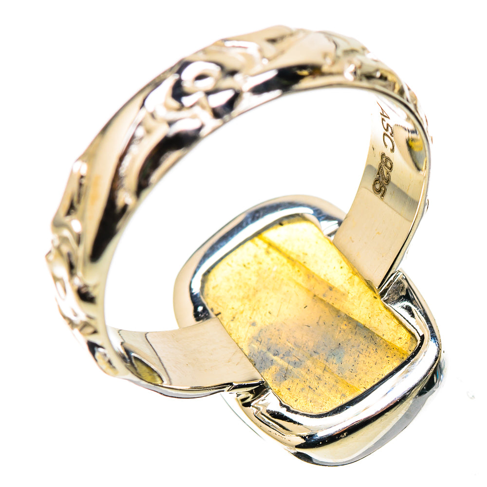 Labradorite Rings handcrafted by Ana Silver Co - RING134406 - Photo 3